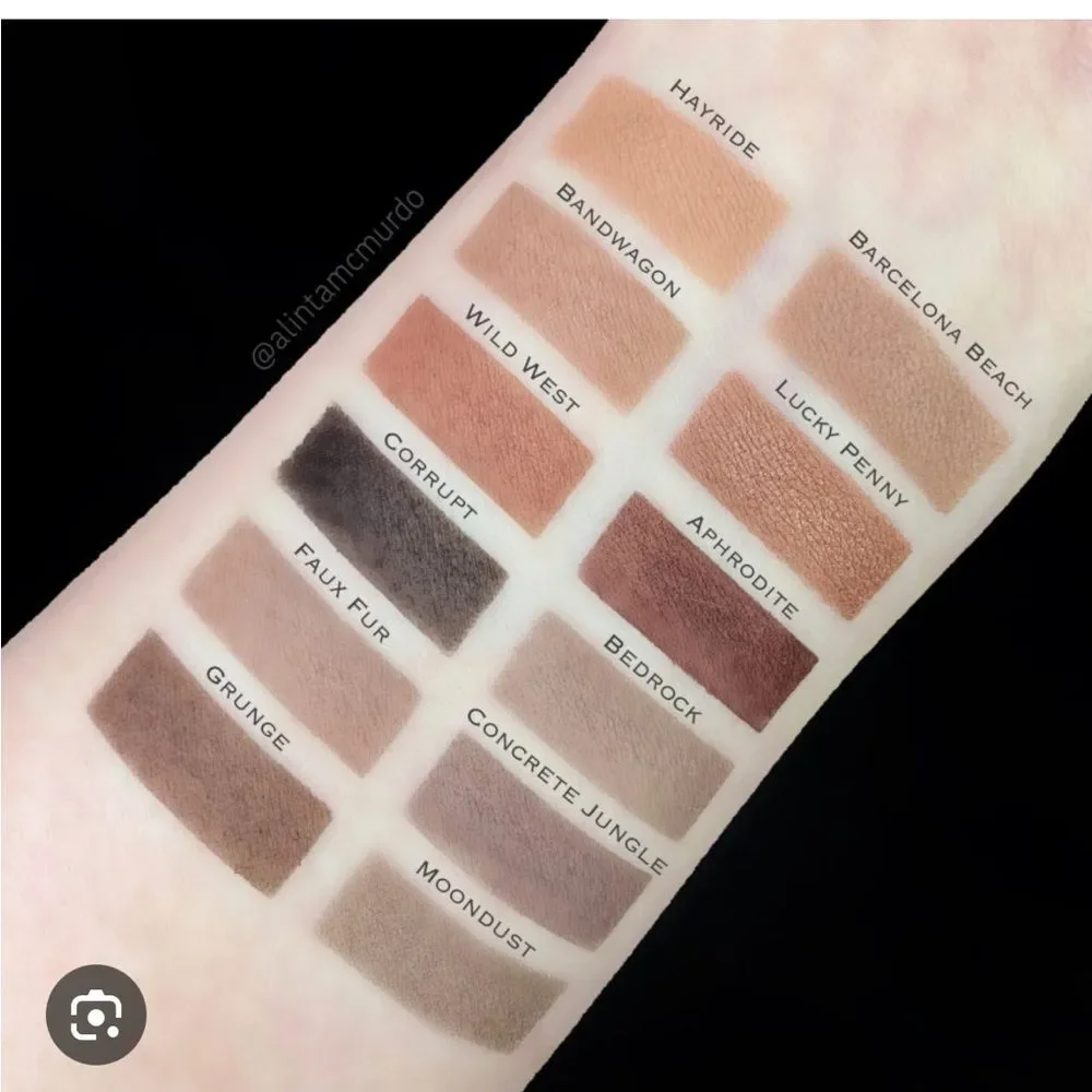 Makeup Geek Bedrock Eyeshadow PowderMatte Grey Taupe Discontinued